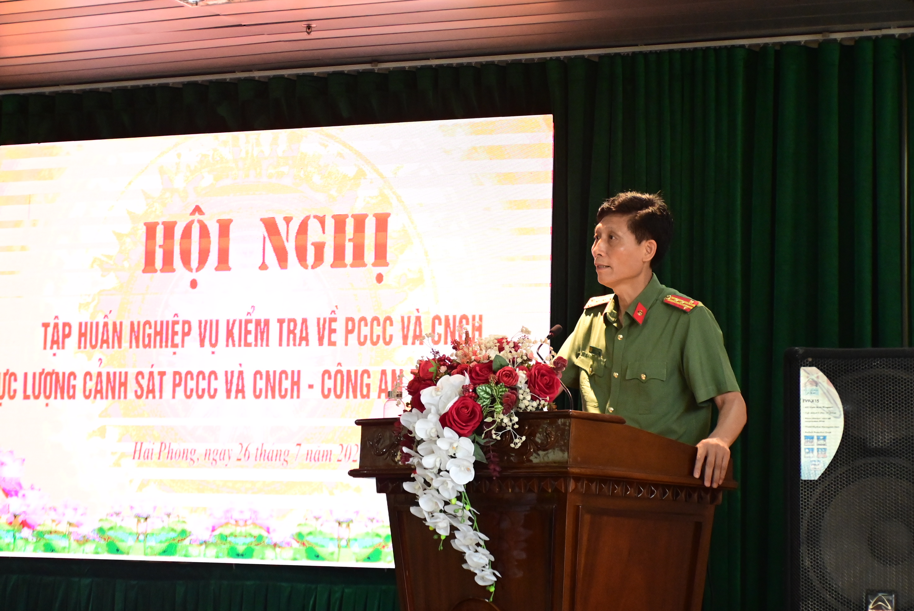 Tập huấn nghiệp vụ kiểm tra về PCCC và CNCH cho lực lượng Cảnh sát PCCC và CNCH